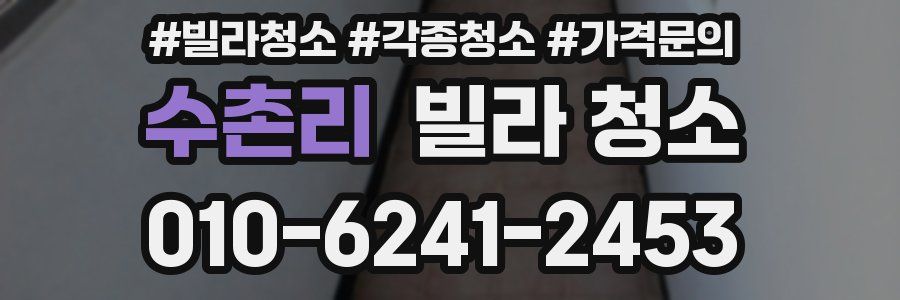 수촌리 빌라 청소