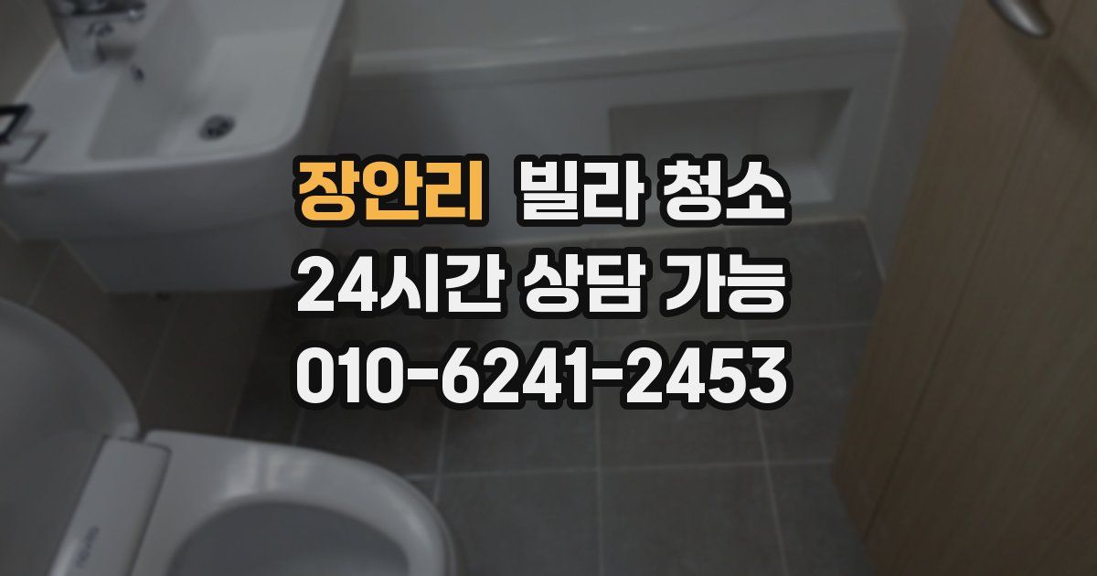 장안리 빌라 청소