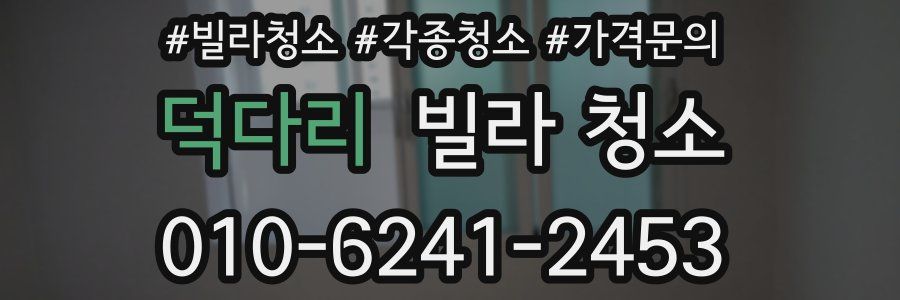 덕다리 빌라 청소