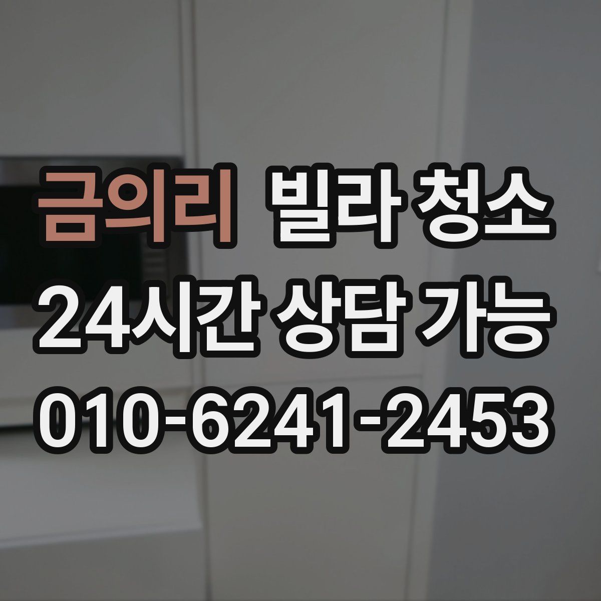 금의리 빌라 청소