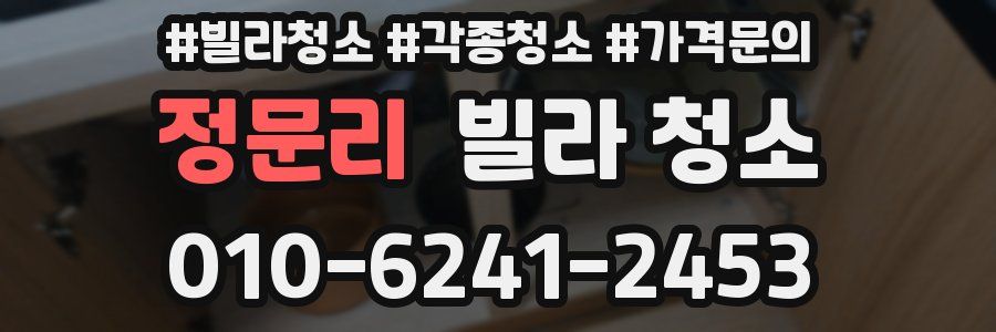 정문리 빌라 청소