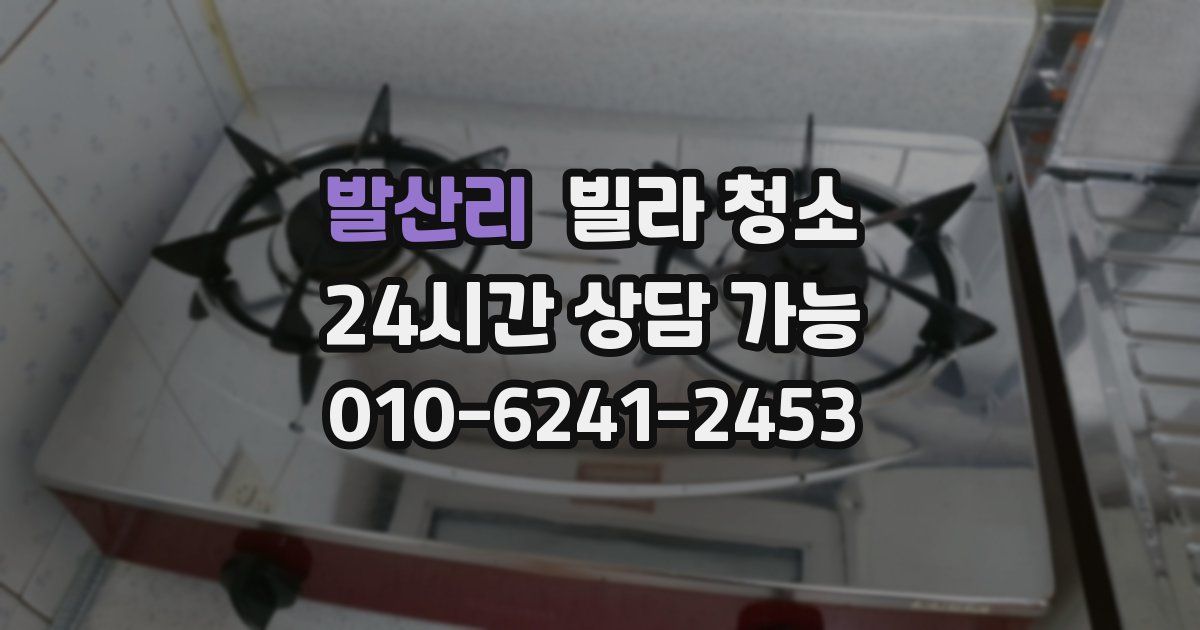 발산리 빌라 청소