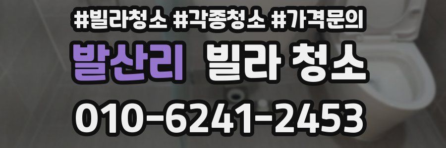 발산리 빌라 청소