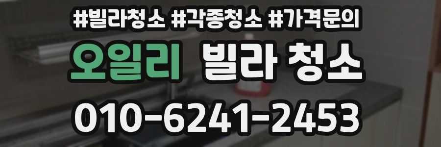 오일리 빌라 청소