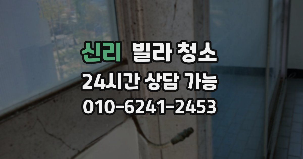 신리 빌라 청소