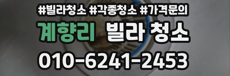 계향리 빌라 청소