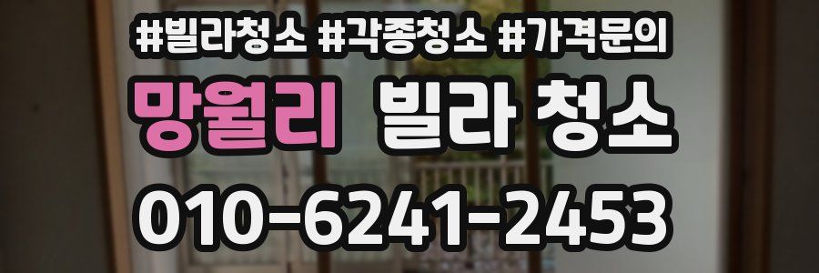 망월리 빌라 청소