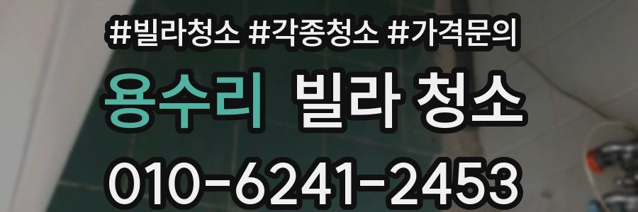 용수리 빌라 청소