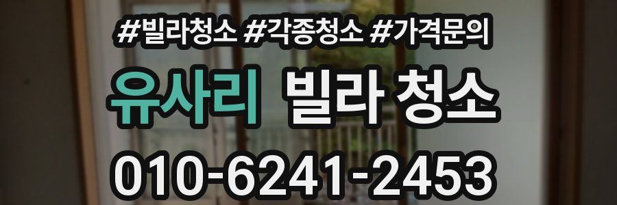 유사리 빌라 청소