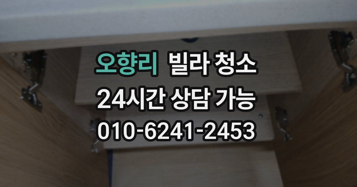 오향리 빌라 청소