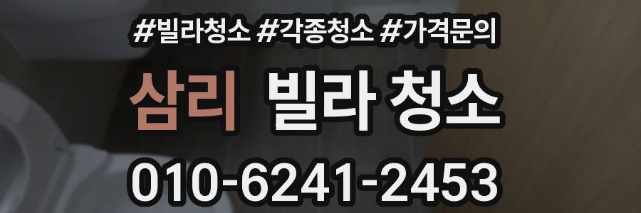 삼리 빌라 청소