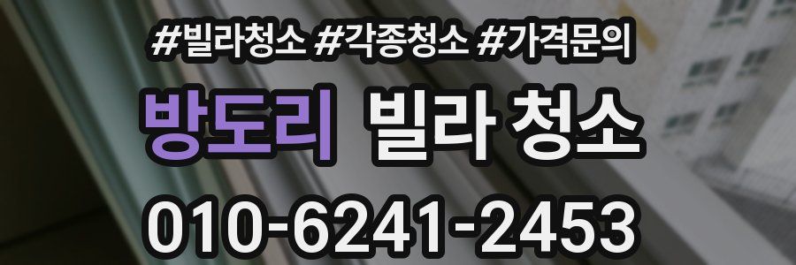 방도리 빌라 청소