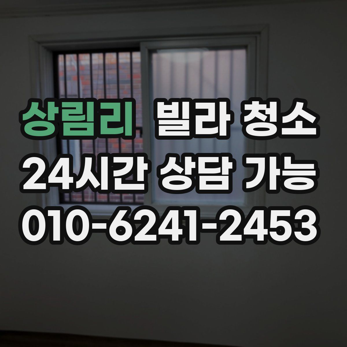 상림리 빌라 청소