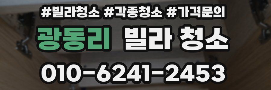 광동리 빌라 청소