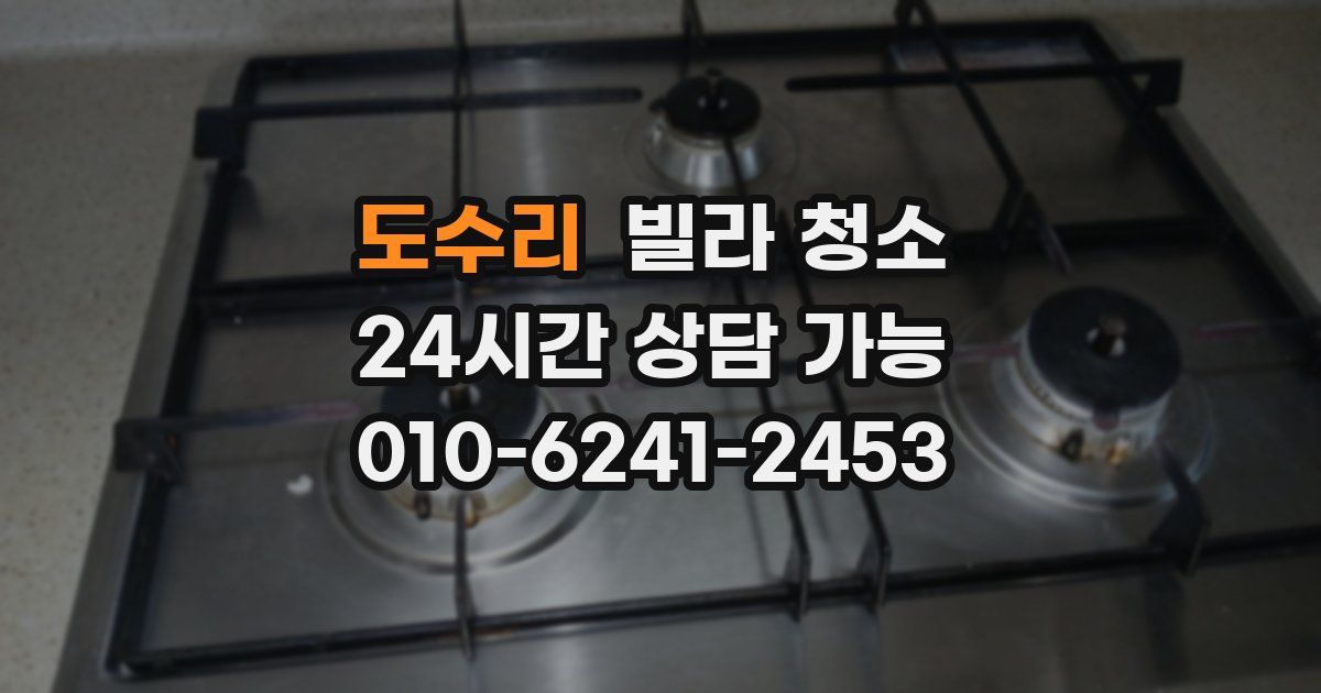 도수리 빌라 청소