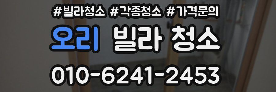 오리 빌라 청소