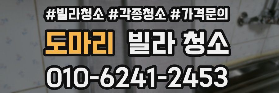 도마리 빌라 청소
