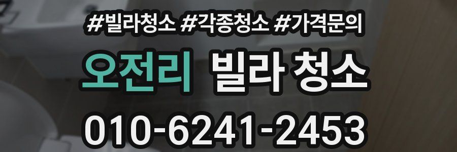 오전리 빌라 청소