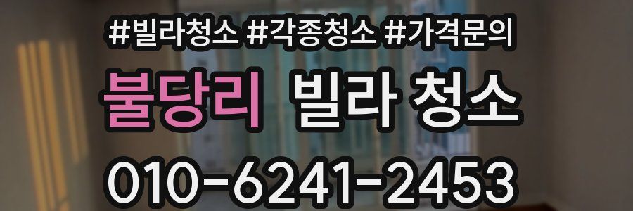 불당리 빌라 청소