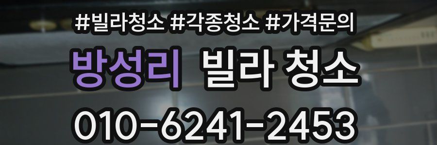 방성리 빌라 청소