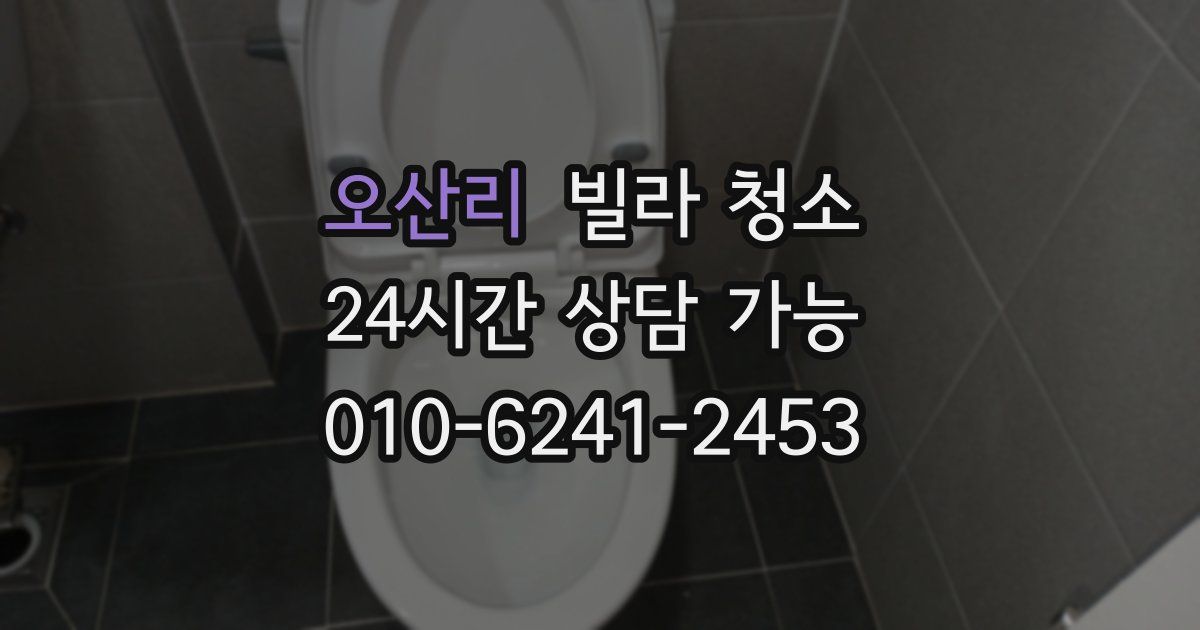 오산리 빌라 청소