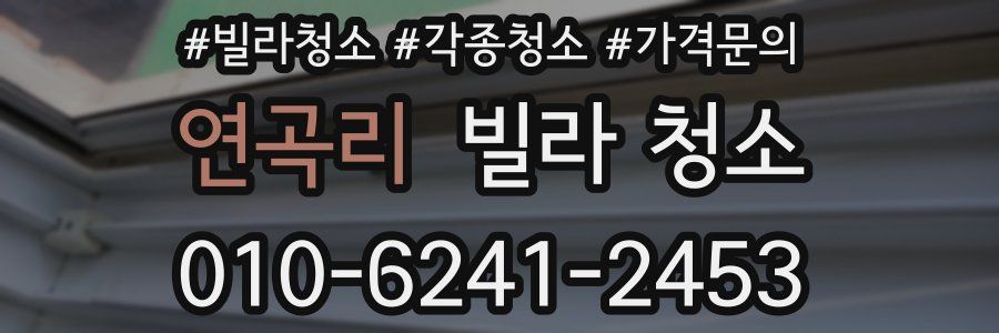 연곡리 빌라 청소