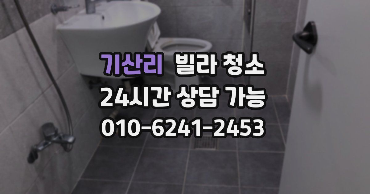 기산리 빌라 청소