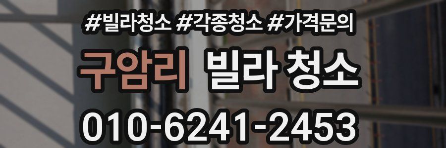 구암리 빌라 청소