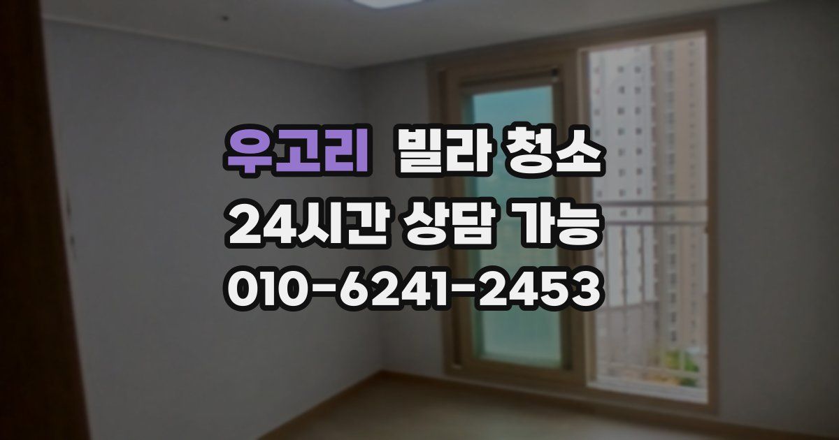 우고리 빌라 청소