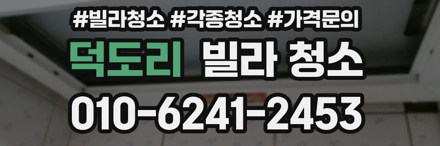 덕도리 빌라 청소