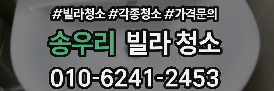 송우리 빌라 청소