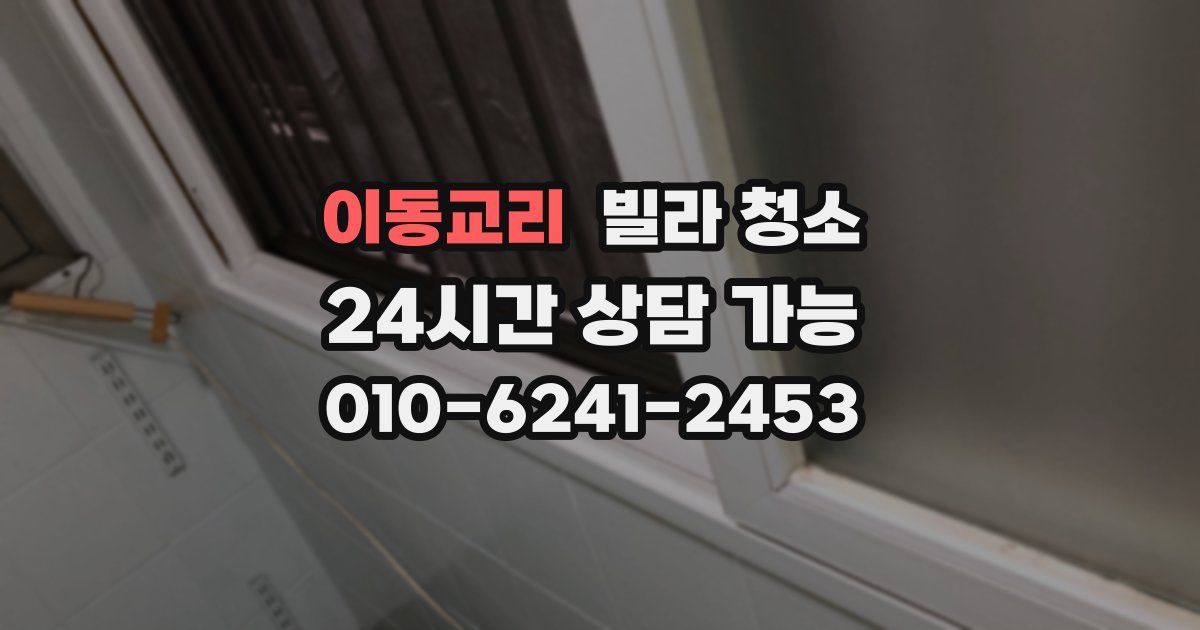 이동교리 빌라 청소