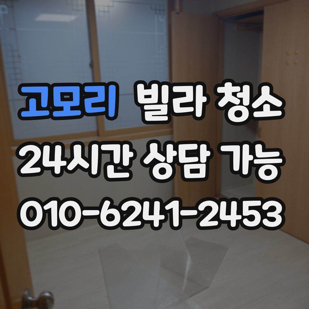 고모리 빌라 청소