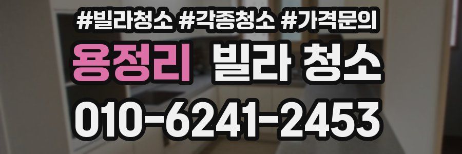 용정리 빌라 청소