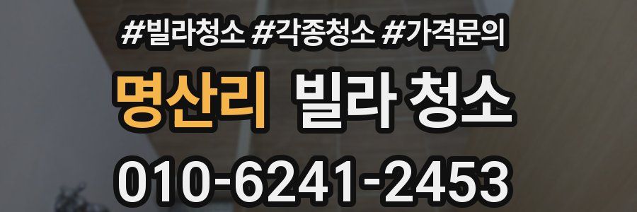 명산리 빌라 청소