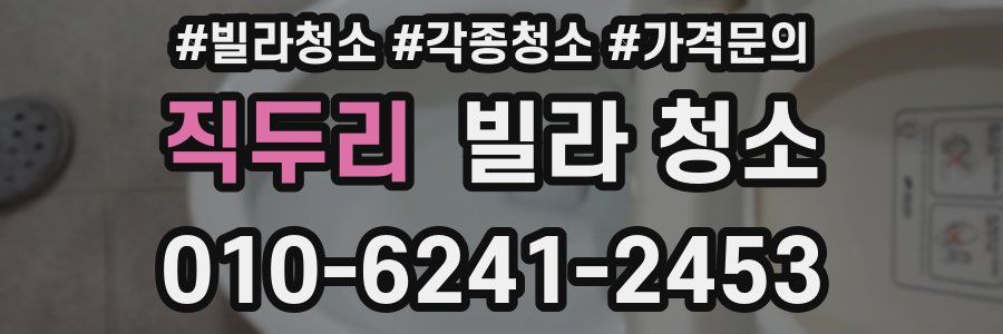 직두리 빌라 청소