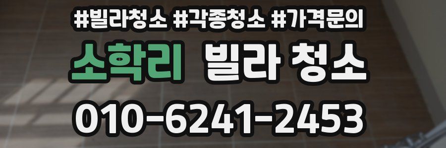 소학리 빌라 청소
