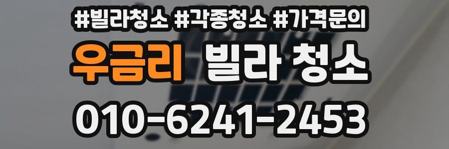 우금리 빌라 청소