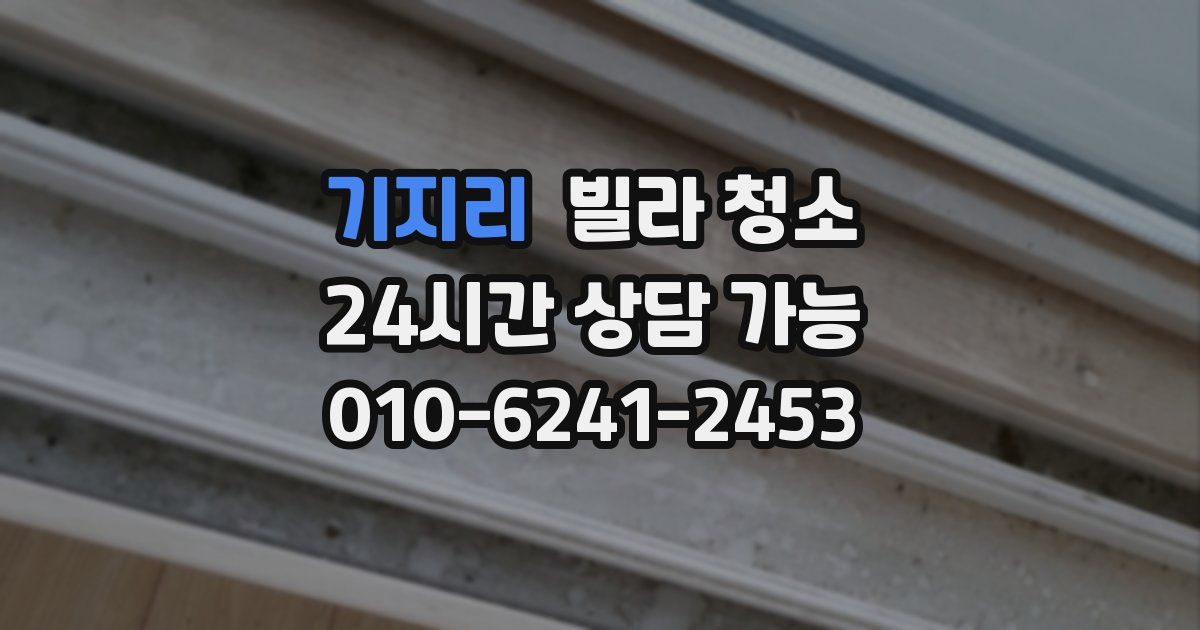 기지리 빌라 청소