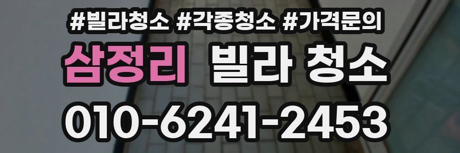 삼정리 빌라 청소