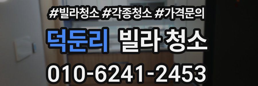 덕둔리 빌라 청소