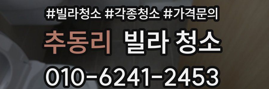 추동리 빌라 청소