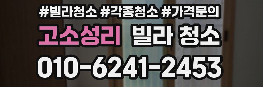 고소성리 빌라 청소