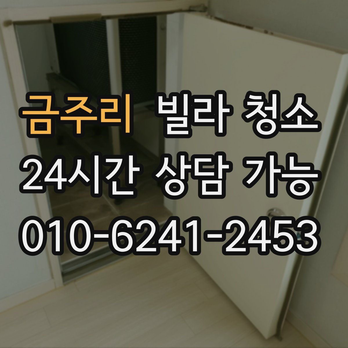 금주리 빌라 청소