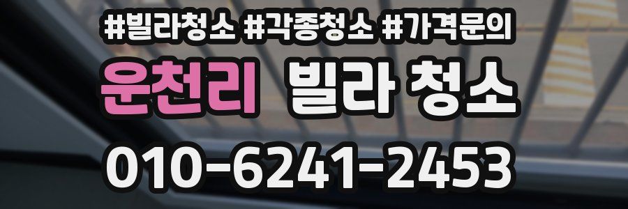 운천리 빌라 청소