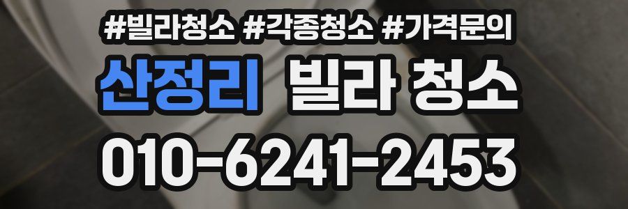 산정리 빌라 청소