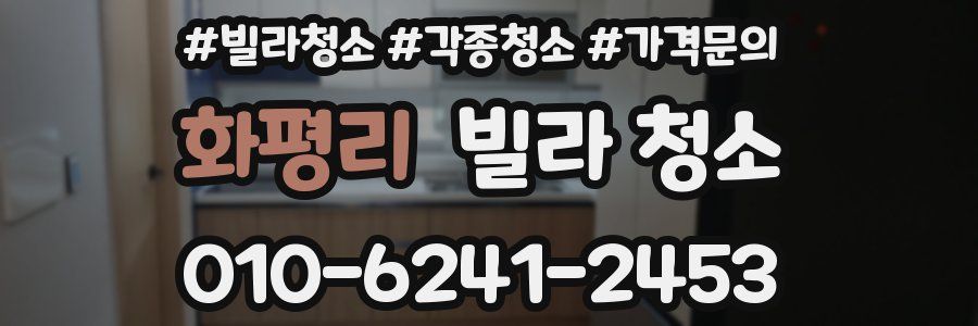 화평리 빌라 청소