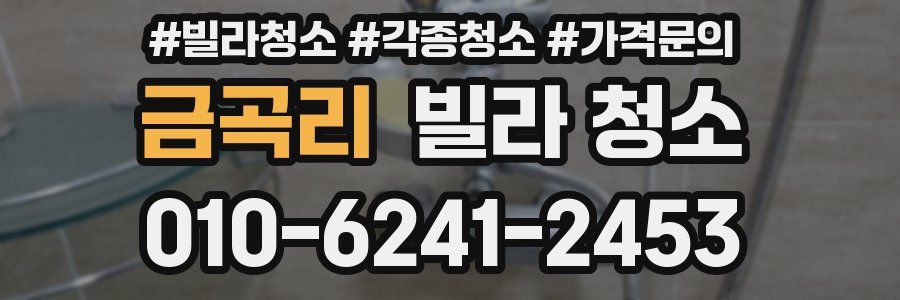 금곡리 빌라 청소