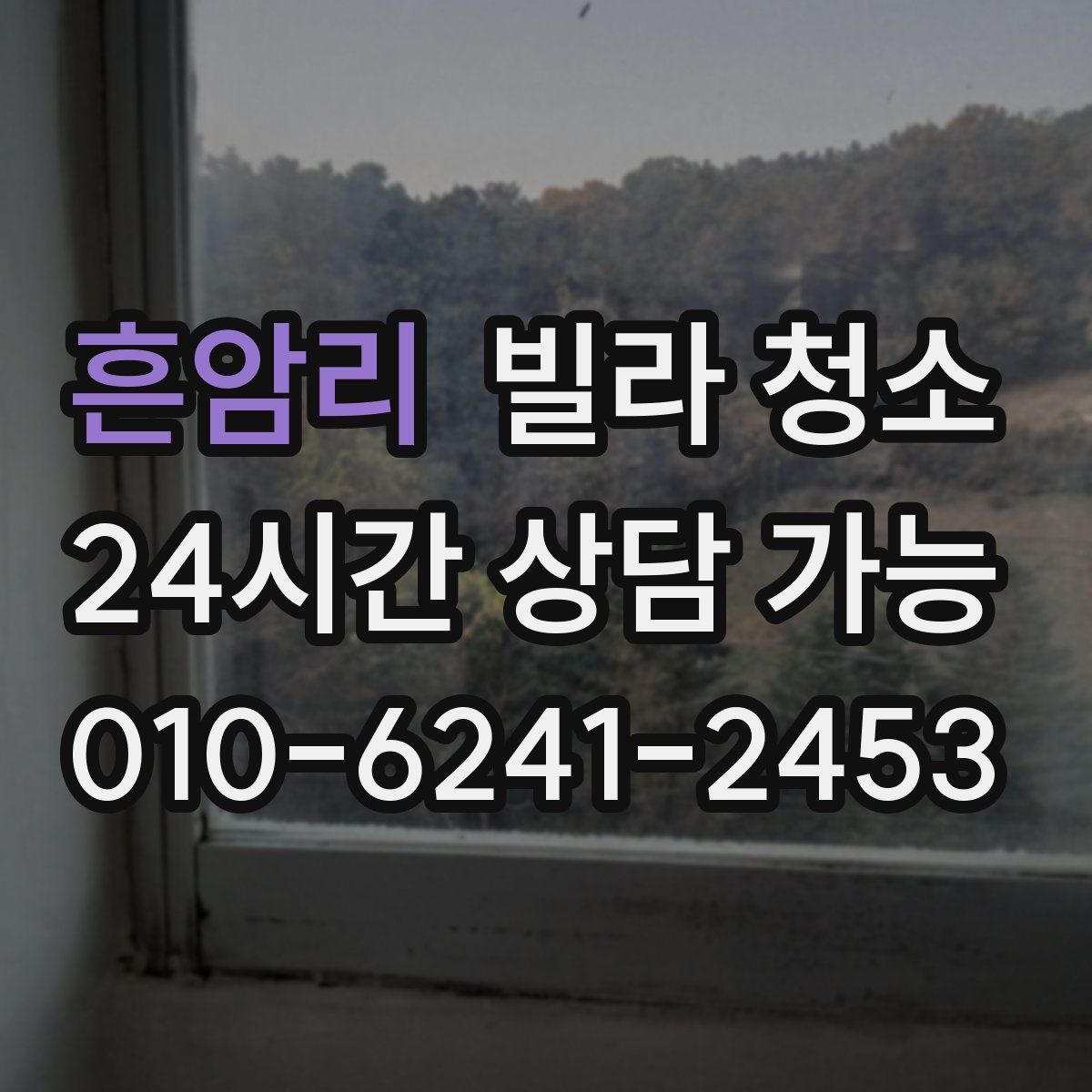 흔암리 빌라 청소