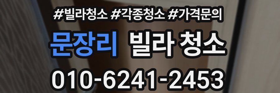 문장리 빌라 청소